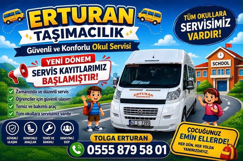 Erturan Taşımacılık öğrenci servisi